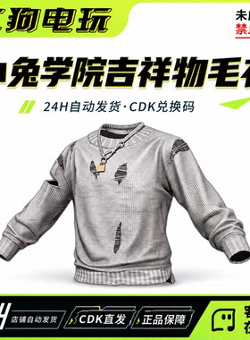 STEAM绝地求生PUBG小兔学院吉祥物毛衣皮肤绝地求生CDK兑换码
