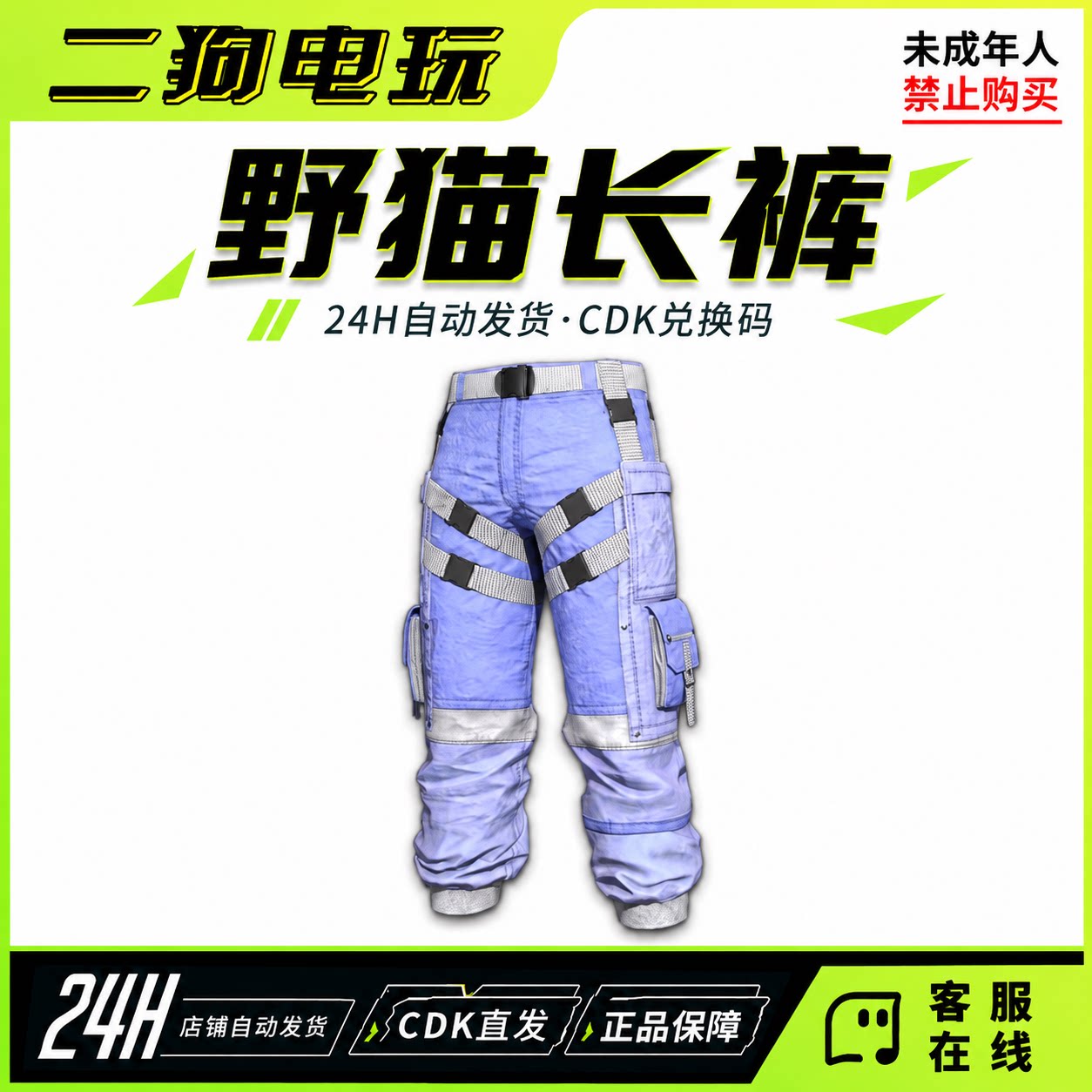 steam绝地求生吃鸡PUBG皮肤野猫长裤CDK兑换码