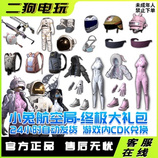 PUBG绝地求生小兔航空航天局套装大礼包兑换码CDK宇航兔套装