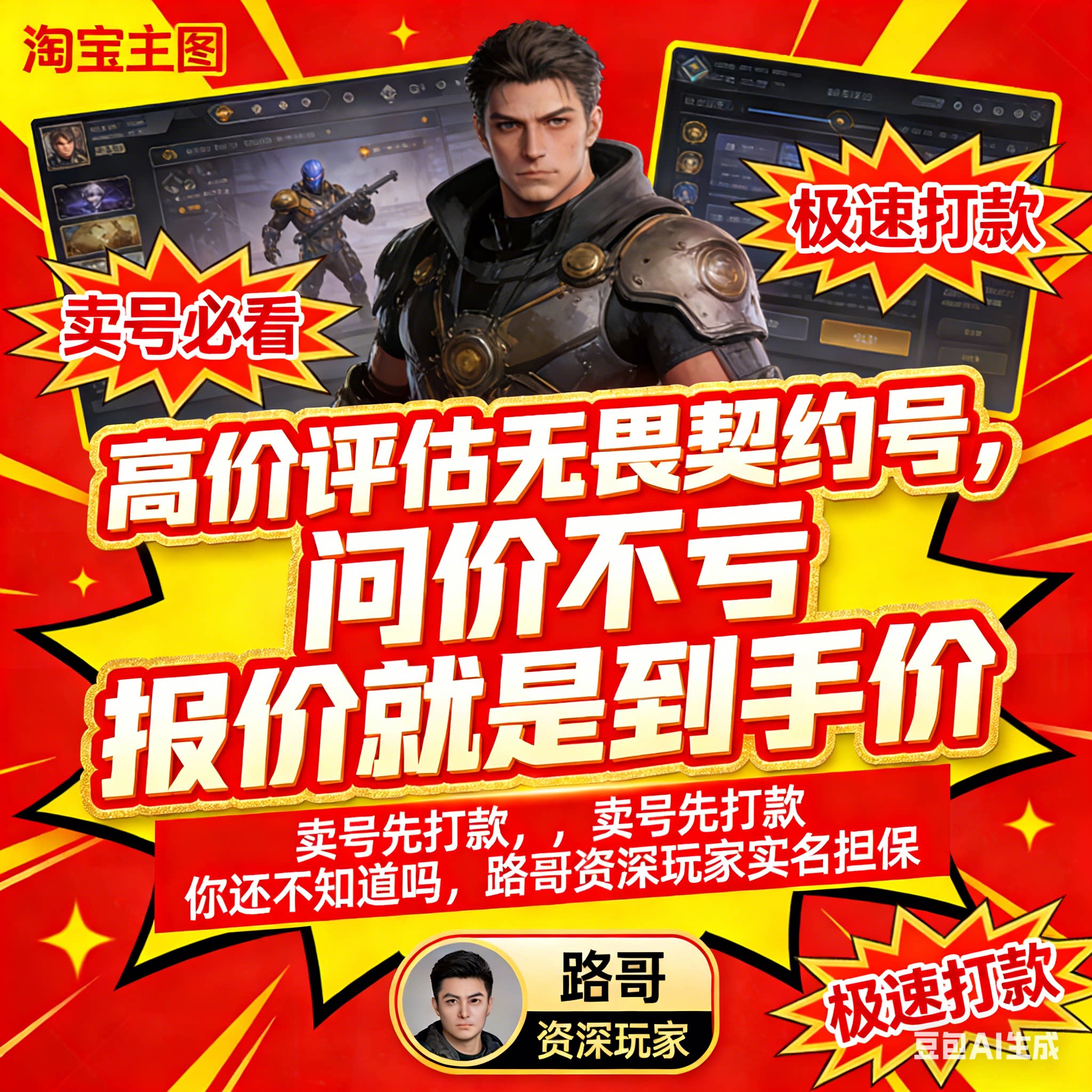 【高价回收】无畏契约号成品账号出售买卖收购手游端游国服账户