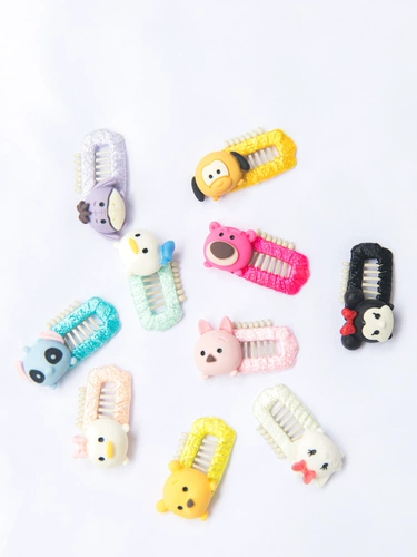 Зажим для расчески для собак, заколка для сломанных волос на лбу, зажим для волос BB, шнауцер, мальтийский йоркширский кот, милые аксессуары для волос для домашних животных