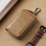 Мужская вместительная и большая ключница с молнией, картхолдер, универсальный брелок