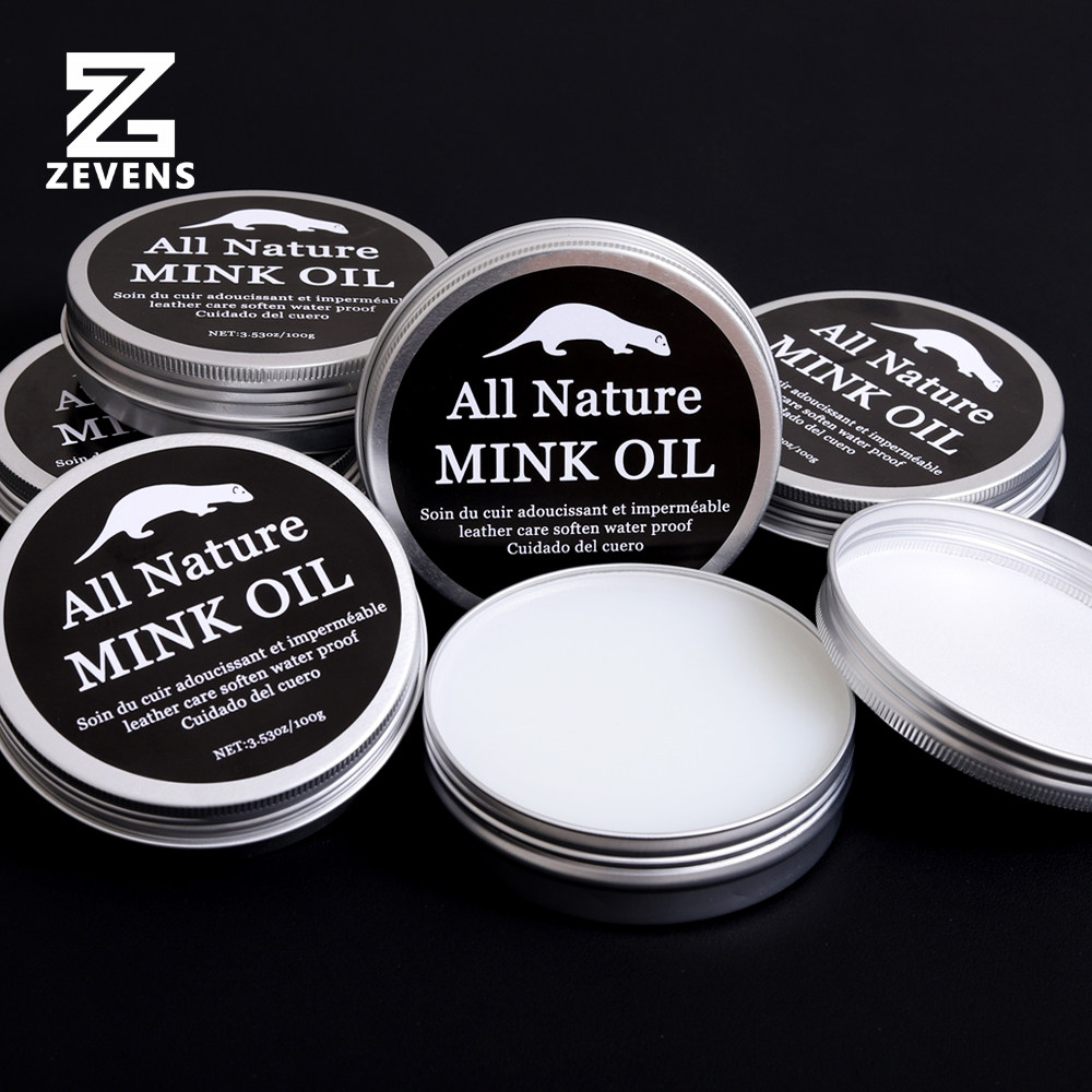 铝盒貂油膏100克大盒 天然成分 植鞣皮保养皮衣皮具护理 皮貂油