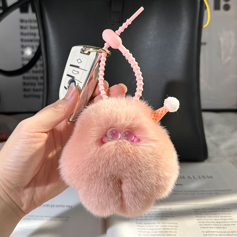 獭兔毛钥匙扣 汽车挂件可爱笨笨毛绒卡通毛绒情侣礼物书包包挂饰,服饰配件/皮带/帽子/围巾,钥匙扣,淘宝优惠券,粉丝福利购,淘宝优惠卷