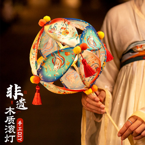 宜美贴新年灯笼非遗花灯古风