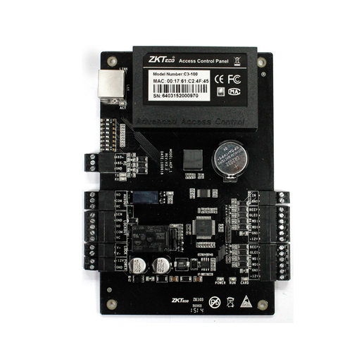 ZKTCEO门禁控制器C3-100单门C3-200双门C3-400四门设备器考勤密码