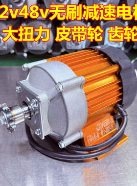 12V24v48V220V低速大扭力直流减速电机纯铜无刷大扭矩卷管机马达