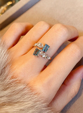 韩国戒指ins小众设计女