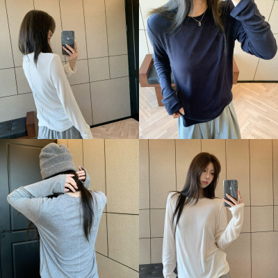 莱赛尔弹力轻盈长袖打底衫