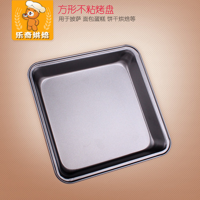 加深加厚不沾正方形披萨不粘烤盘