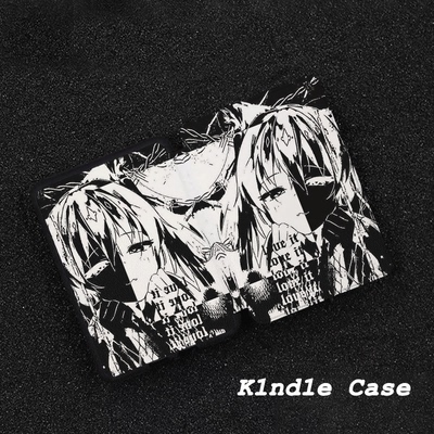 原创暗黑女孩适用kindle7代电子书保护套kpw123软壳958防摔带休眠
