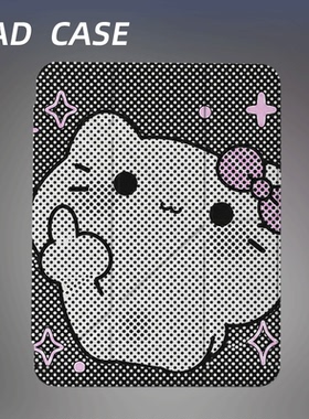 原创小众可爱像素猫iPad2025新款11代苹果Air7防弯Y折ipad壳三折第9代平板壳11寸Pro亚克力适用mini7带笔槽