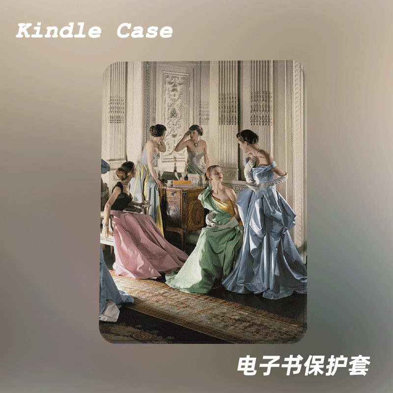 欧美油画适用kindle7代电子书保护套kpw123软壳958全包防摔带休眠