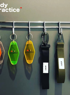 SP企划WTAPS西山彻TET'S ROOM联名POPEYE定制钥匙牌扣环挂饰旅馆