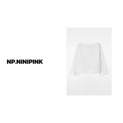 Ninipink自制松弛感亚麻衬衣