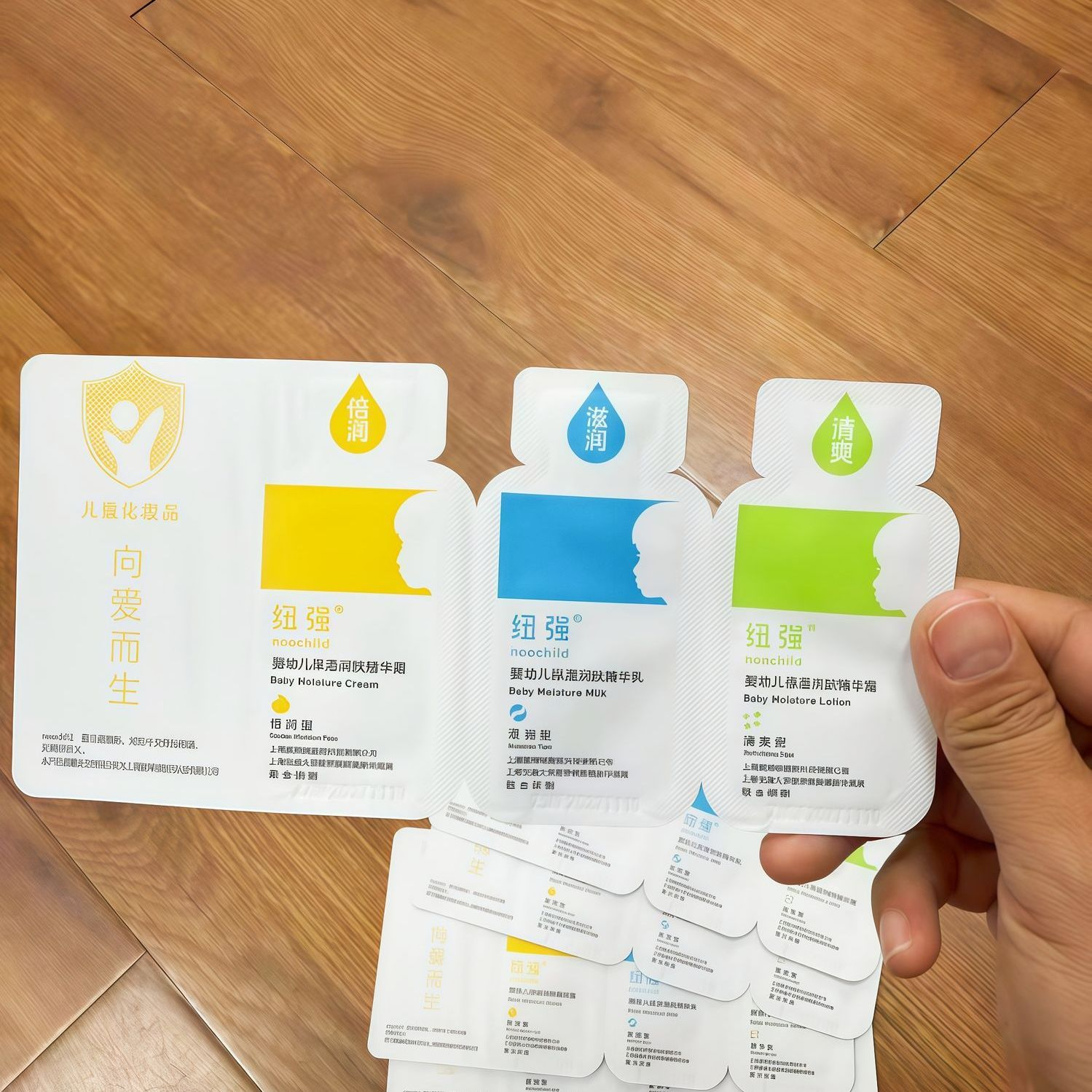 原装正品纽强小样试用装3g原装正品宝宝保湿面霜身体乳滋润皮肤