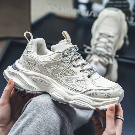 港风老爹鞋男款秋季潮牌感青少年网面休闲百搭厚底增高运动鞋,流行男鞋,老爹鞋,淘宝优惠券,粉丝福利购,淘宝优惠卷