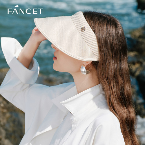 FANCET空顶帽遮阳帽防晒帽女夏季