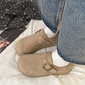 娇彤全包勃肯鞋 扣带休闲舒适百搭博肯单鞋 女厚底增高2026春季 新款