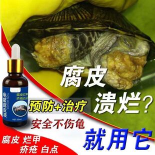 护龟液乌龟腐皮巴西龟皮肤白点腐甲腐肉预防乌龟腐皮烂甲烂肉