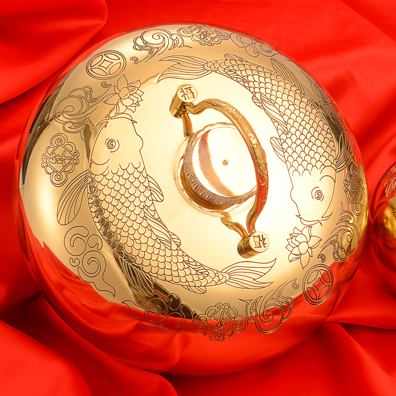 汤婆子纯铜加厚复古风老式暖手宝