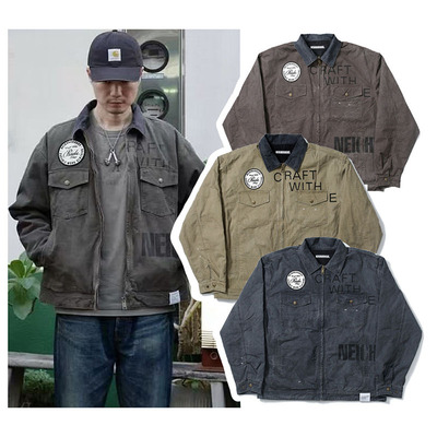 NEIGHBORHOOD DUCK WORK JACKET日系潮牌复古水洗工装夹克外套男