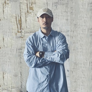 MADNESS长袖衬衫男余文乐同款秋冬季牛津纺休闲百搭口袋衬衣外套