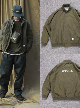 WTAPS MADNESS 余文乐潮牌工装夹克外套男士军事风宽松休闲棒球服