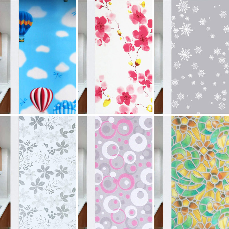 自粘玻璃贴膜透光不透明