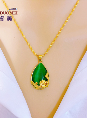 金色复古项链时尚戴多美