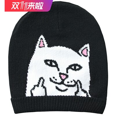 美国RIPNDIP经典中指猫情侣冷帽