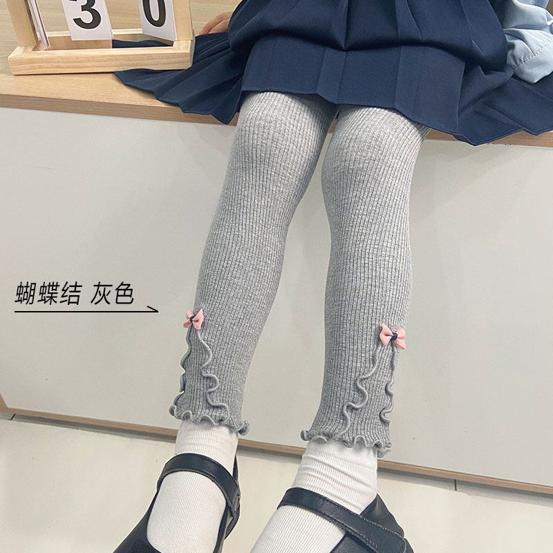 4冬款5女童弹力紧身打底裤7儿童装8小女孩1长裤子3小脚裤2岁6宝宝