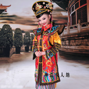 儿童古装影楼摄影清朝皇后太后走秀影视剧宫廷剧服饰甄嬛演出后宫