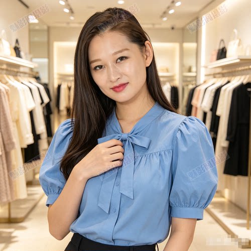 中国模特艺术摄影成熟气质女性穿搭轻熟风写真海报印制 G1225