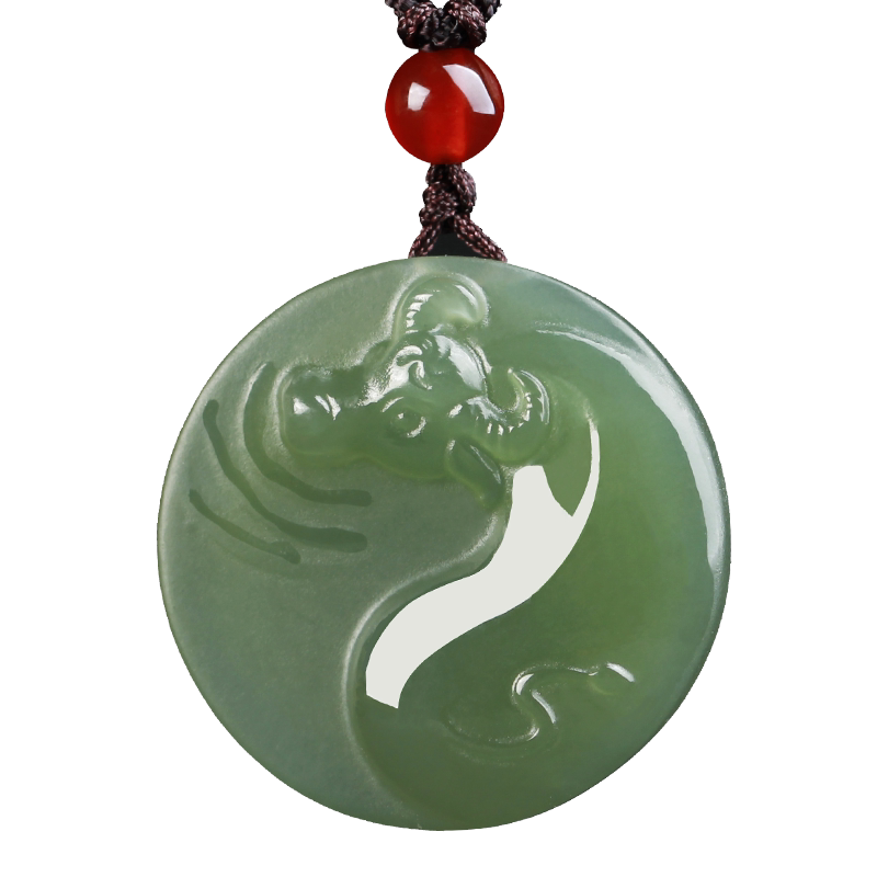 立体新疆和田玉宛玉魂吊坠