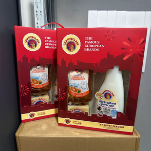 大公鸡三件套意大利进口红色包装大公鸡管家礼盒公鸡头套装3件套