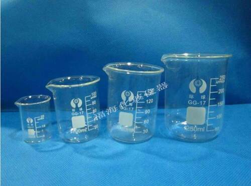 玻璃烧杯25ml实验烧杯低型烧杯 具嘴/GG-17料 耐高温烧杯