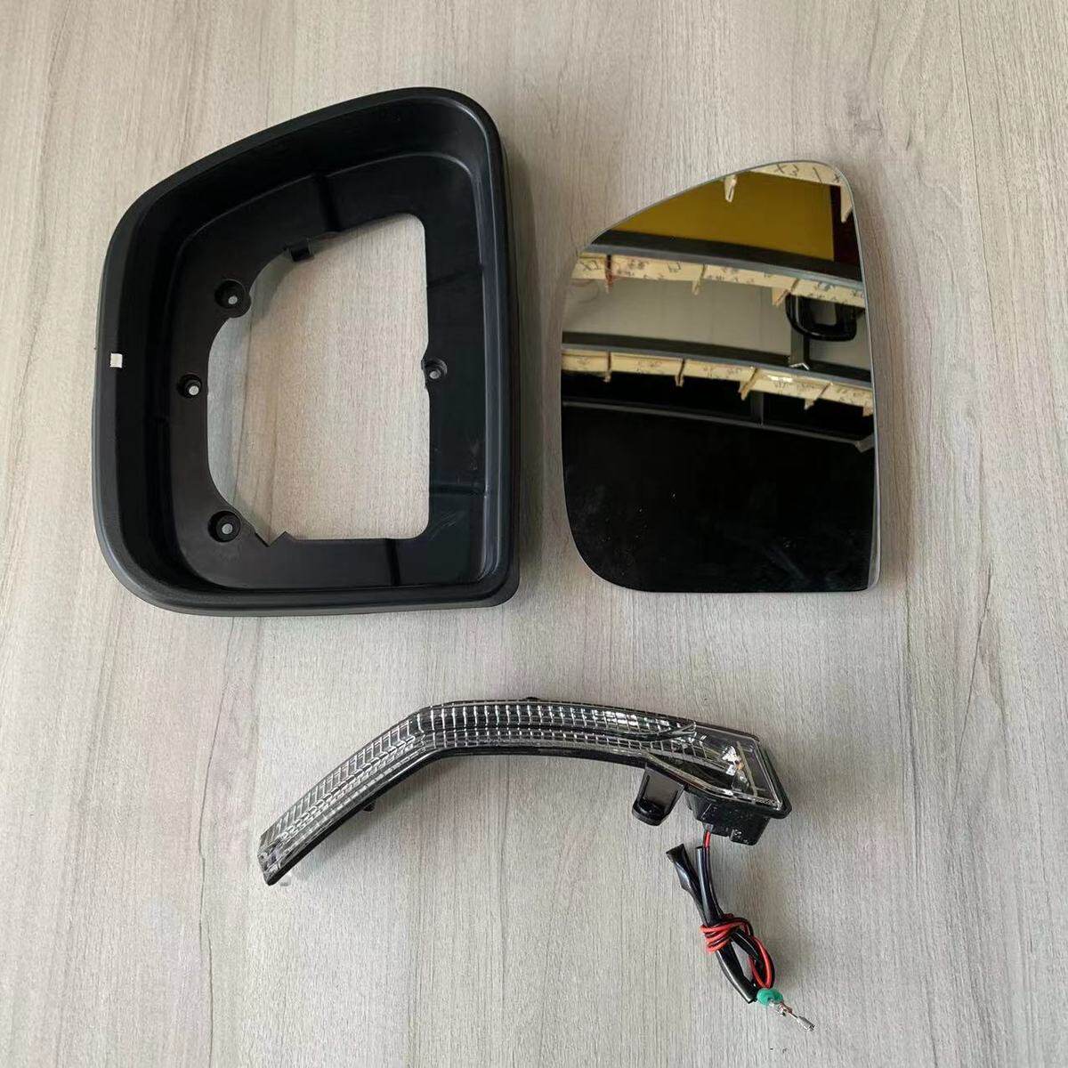 适用瑞驰EC75倒车镜镜片转向灯新能源ec75后视镜片左右白反光维修