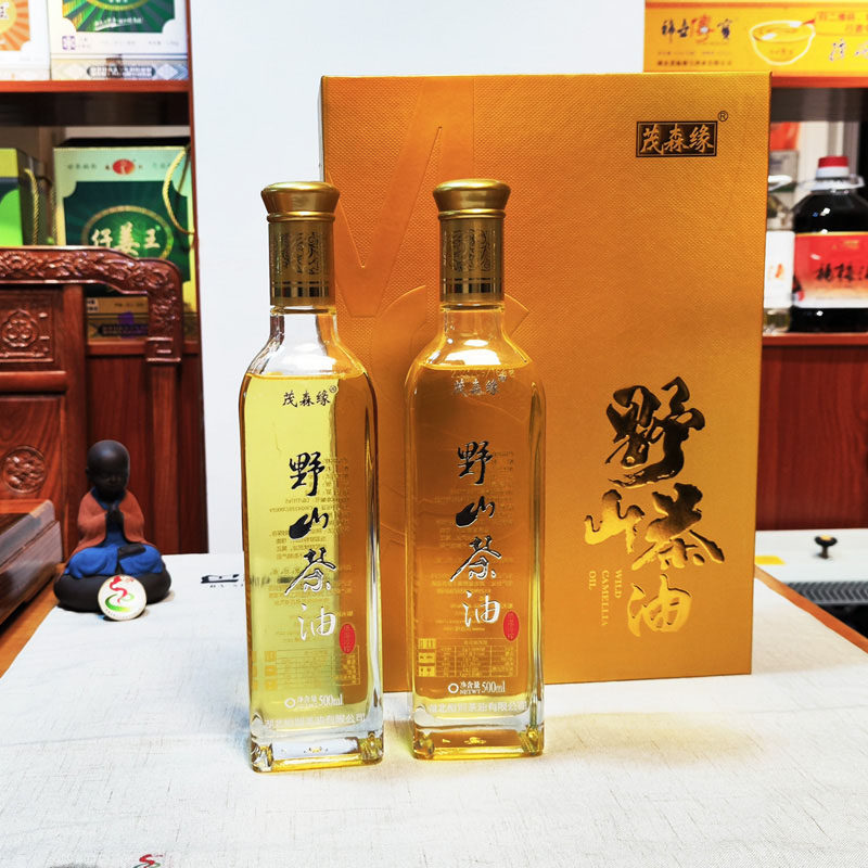 恩施山茶油 茂森缘礼盒装高山纯野生茶籽油 物理压榨山茶籽食用油