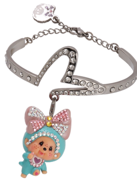 萌趣趣简约女钛钢手镯