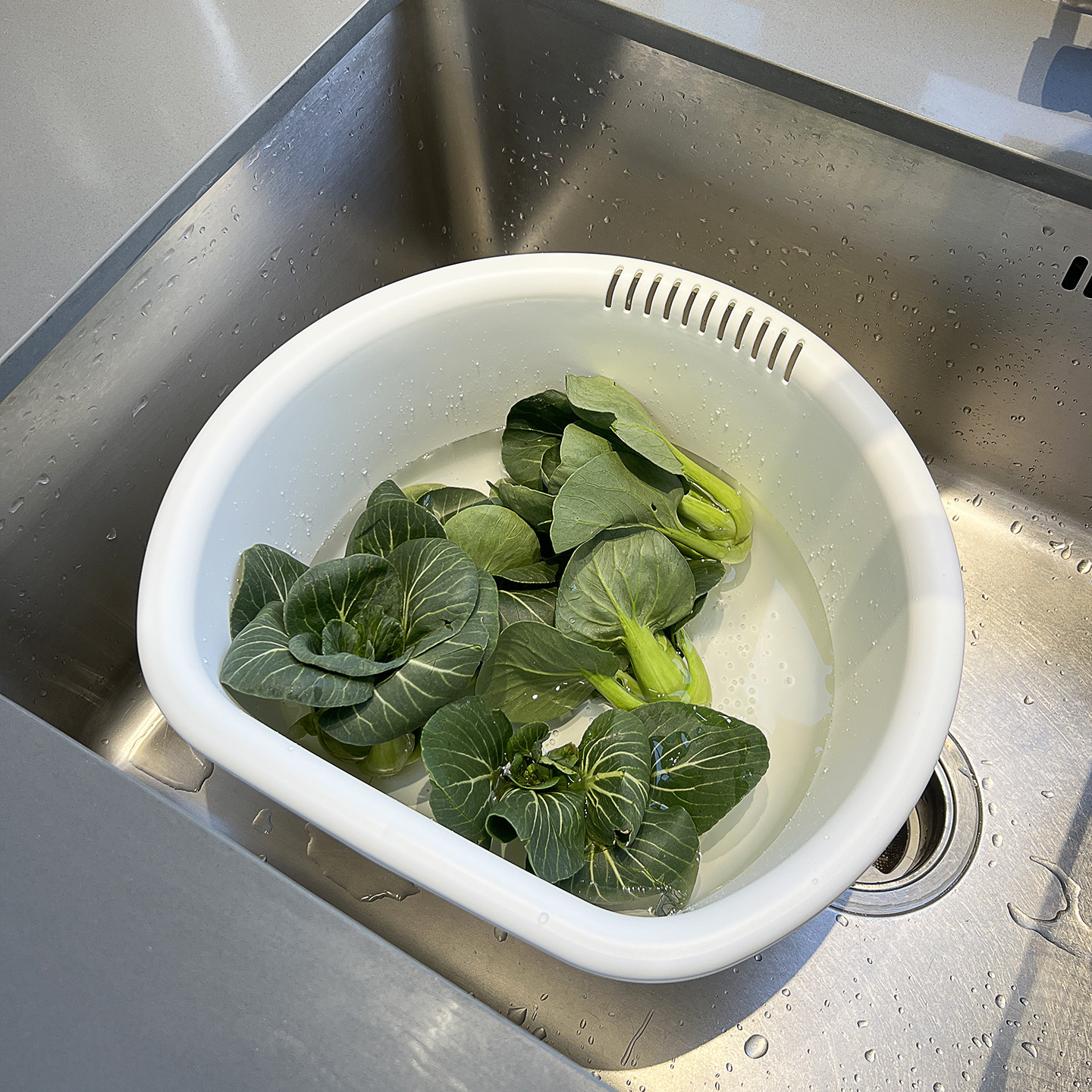 大可叔叔 半圆加厚脸盆塑料洗菜盆洗衣沥水盆