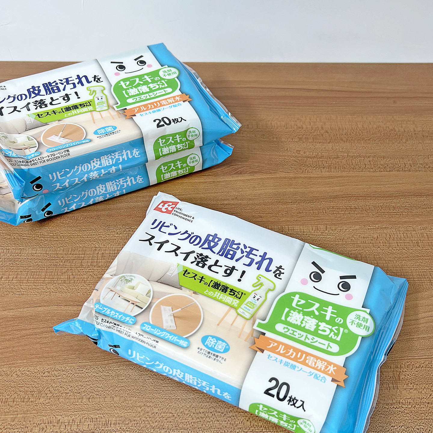 日本lec拖地湿纸巾静电除尘纸懒人免洗拖把一次性去油污湿巾