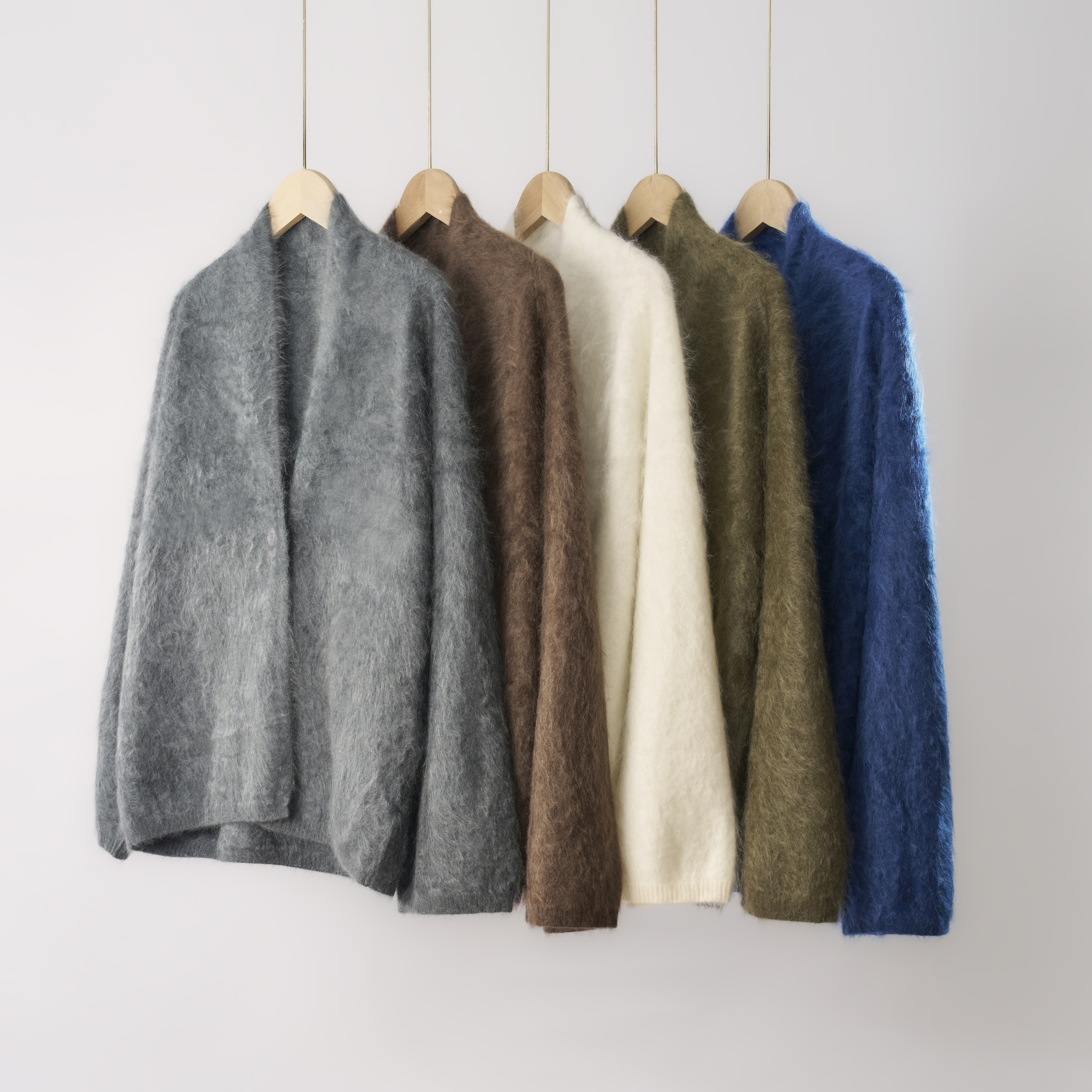 【sky盖盖专享】纯山羊绒拉绒一颗扣开衫外套DC8508