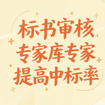 投标书审核复核预审检查采购标书专业招标投标文件代写制作商务标
