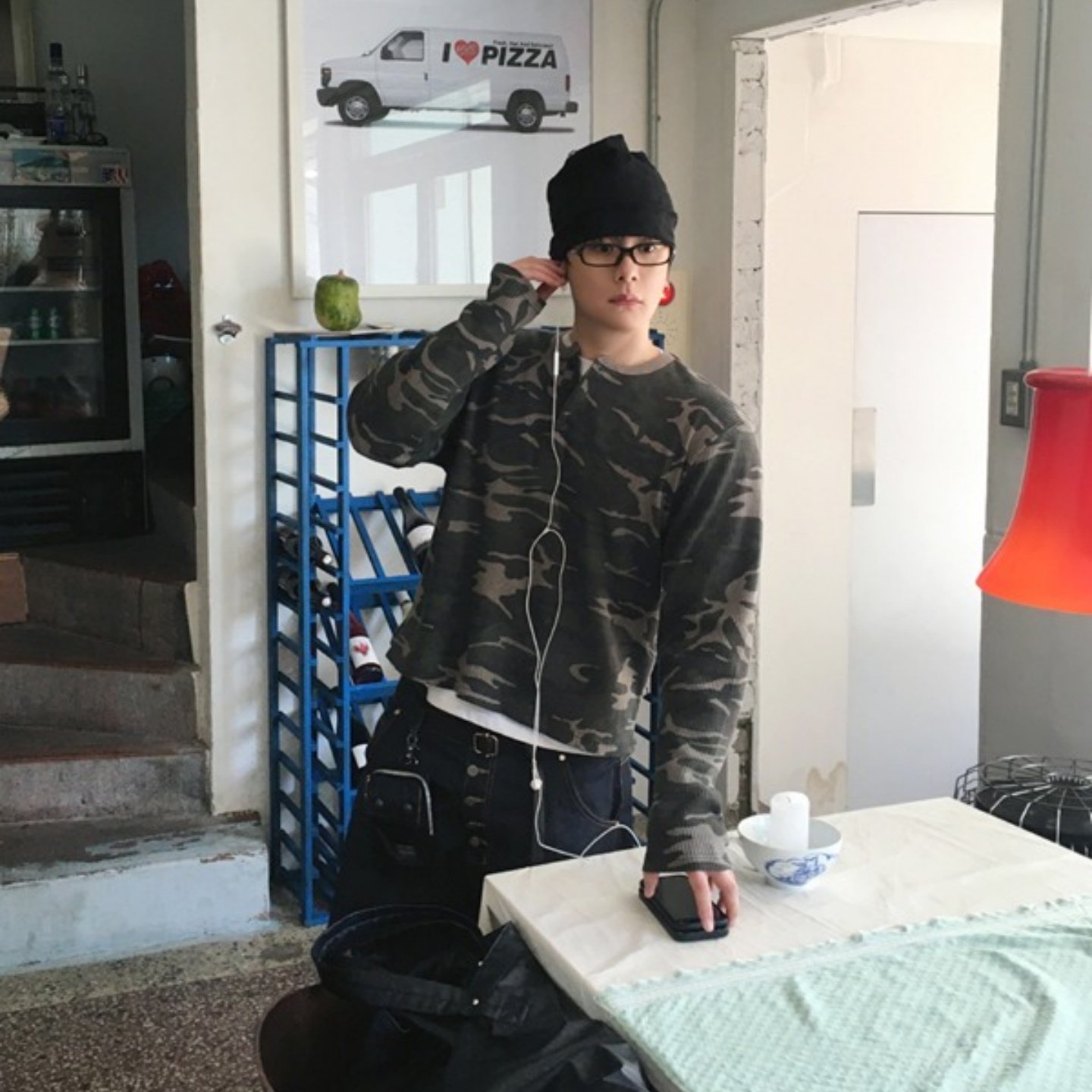 MRDONG韩国代购男装迷彩纹理亨利领复古水洗长袖T恤冬季小众街头,男装,T恤,淘宝优惠券,粉丝福利购,淘宝优惠卷