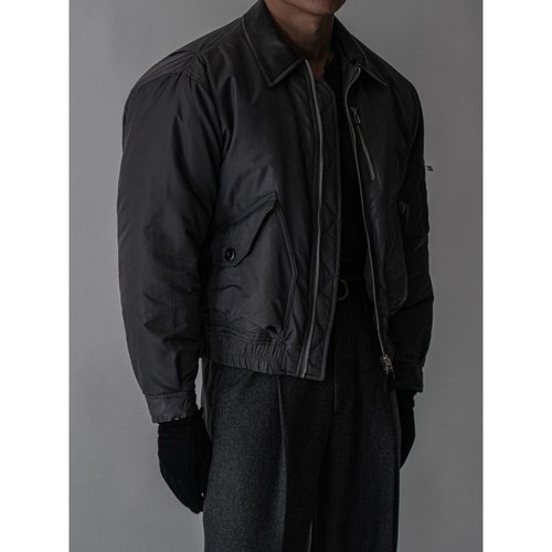 MRDONG韩国代购男装轻量内绒MA一飞行夹克保暖轻熟高品外套款