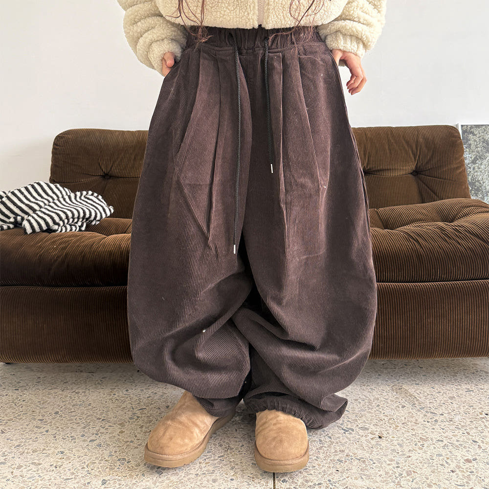 MRDONG韩国代购男女灯芯绒双褶侧褶气球廓形宽腿休闲长裤复古廓形,男装,休闲裤,淘宝优惠券,粉丝福利购,淘宝优惠卷