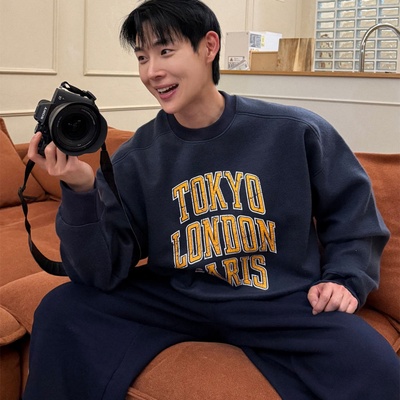 韩国代购TOKYOPARIS套头卫衣加绒