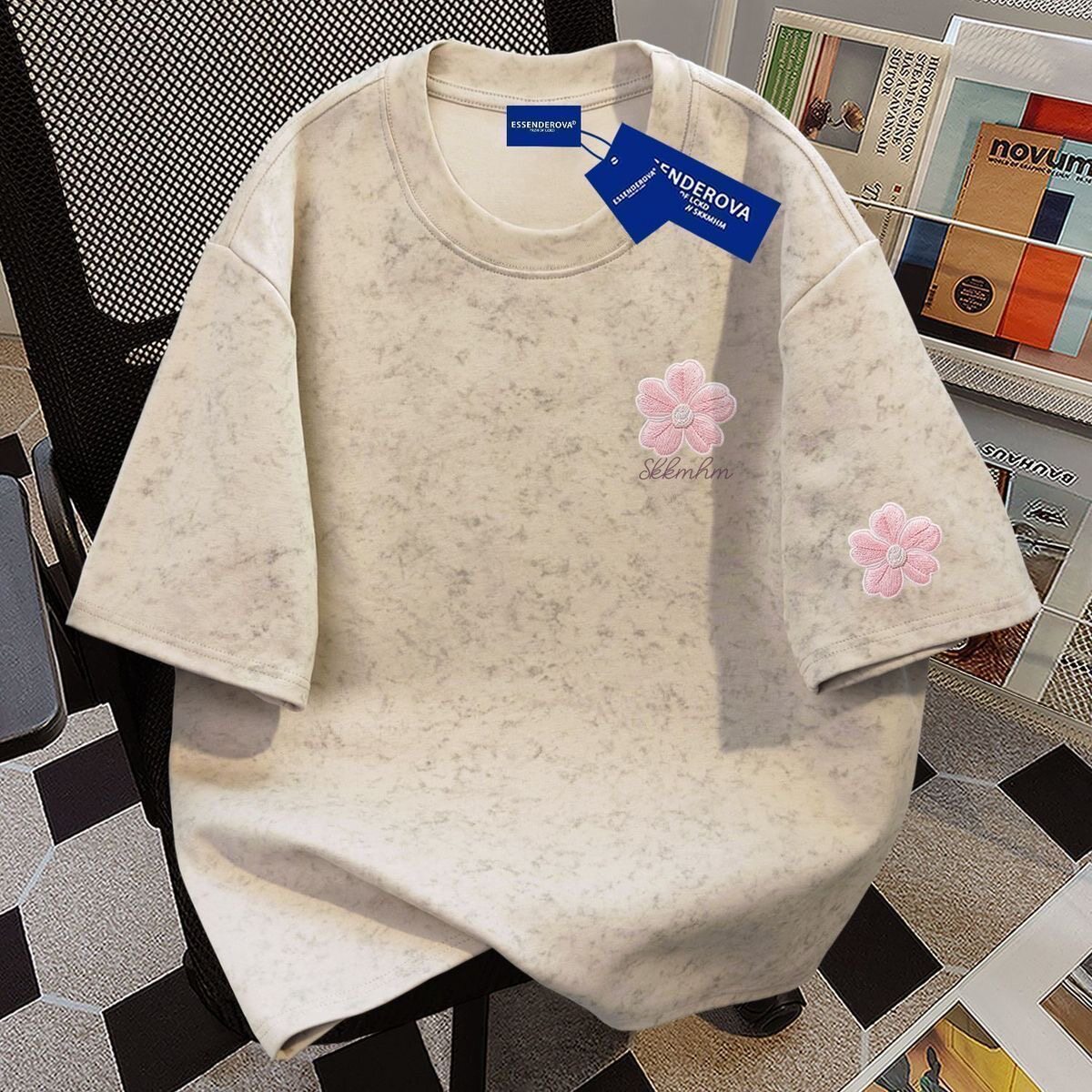 2026夏季新款短袖t恤女宽松个性小众上衣甜美可爱打底衫ins学院风