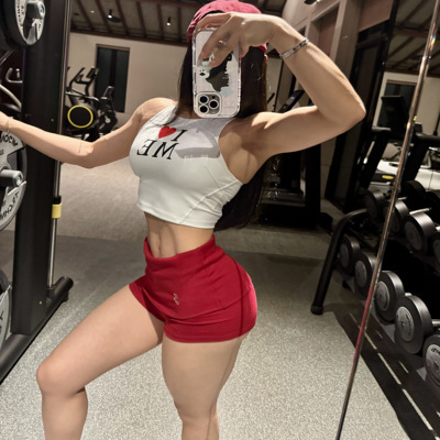 WHPOWER 夏辣妹翻边高腰黑色运动短裤女夏季新款百搭复古休闲裤潮